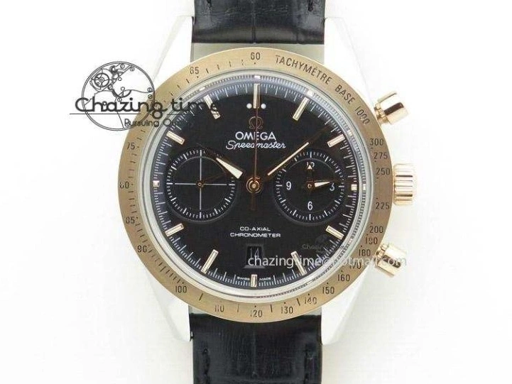0512 Speedmaster Moonwatch in Moonshine Gold YG RMF Best Edition Green Dial on Green Leather Strap Manual Chrono EasyCare 7832
